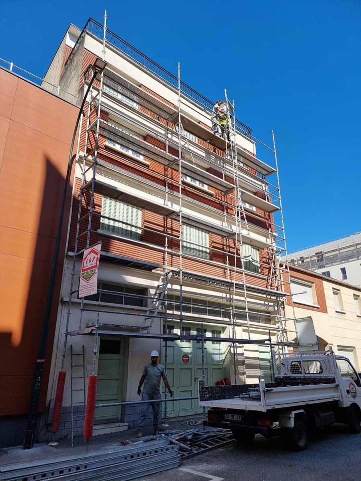 Rénovation de façade Clichy