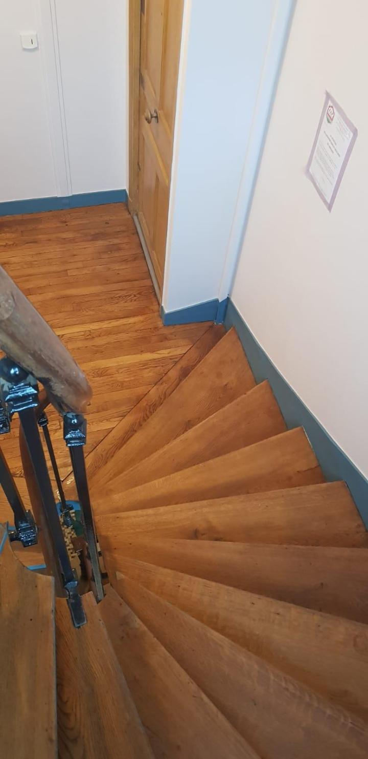 Rénovation cage d'escalier Clichy