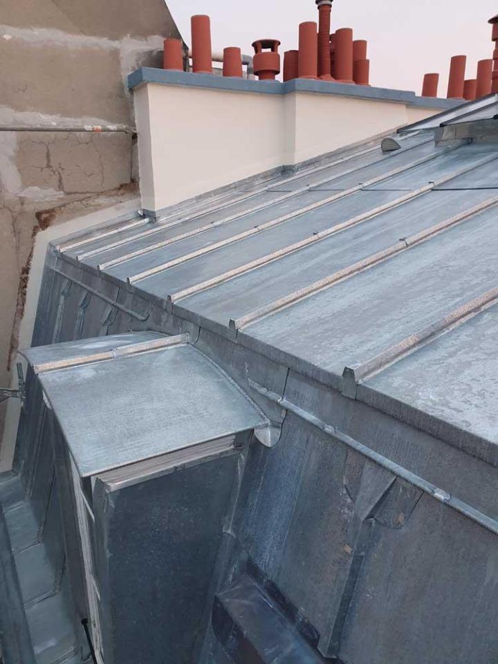 Couverture zinc Clichy