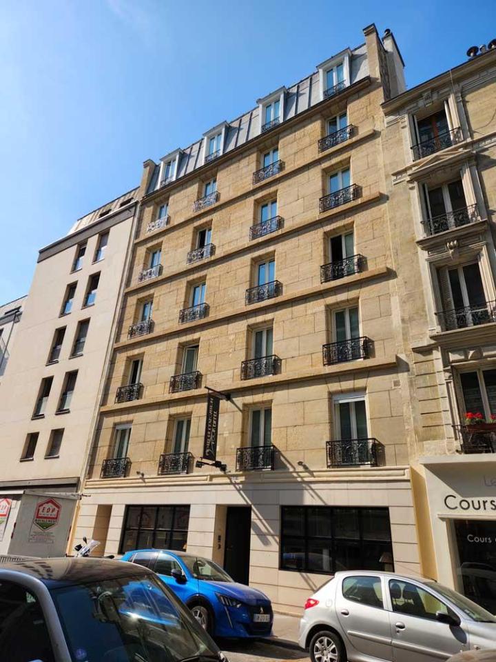 Mur extérieur rénové Clichy