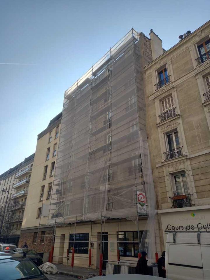 Ravalement façade Clichy