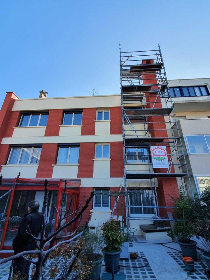 Rénovation façade Clichy