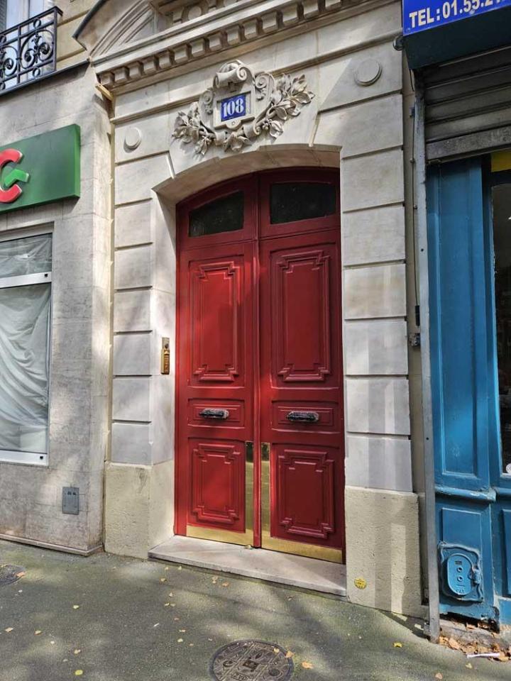 Rénovation porte bois Clichy